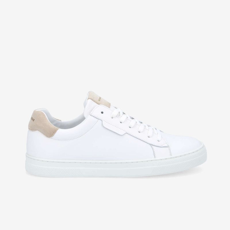 SPARK CLAY M - NAPPA/SUEDE - BLANC/GREGE